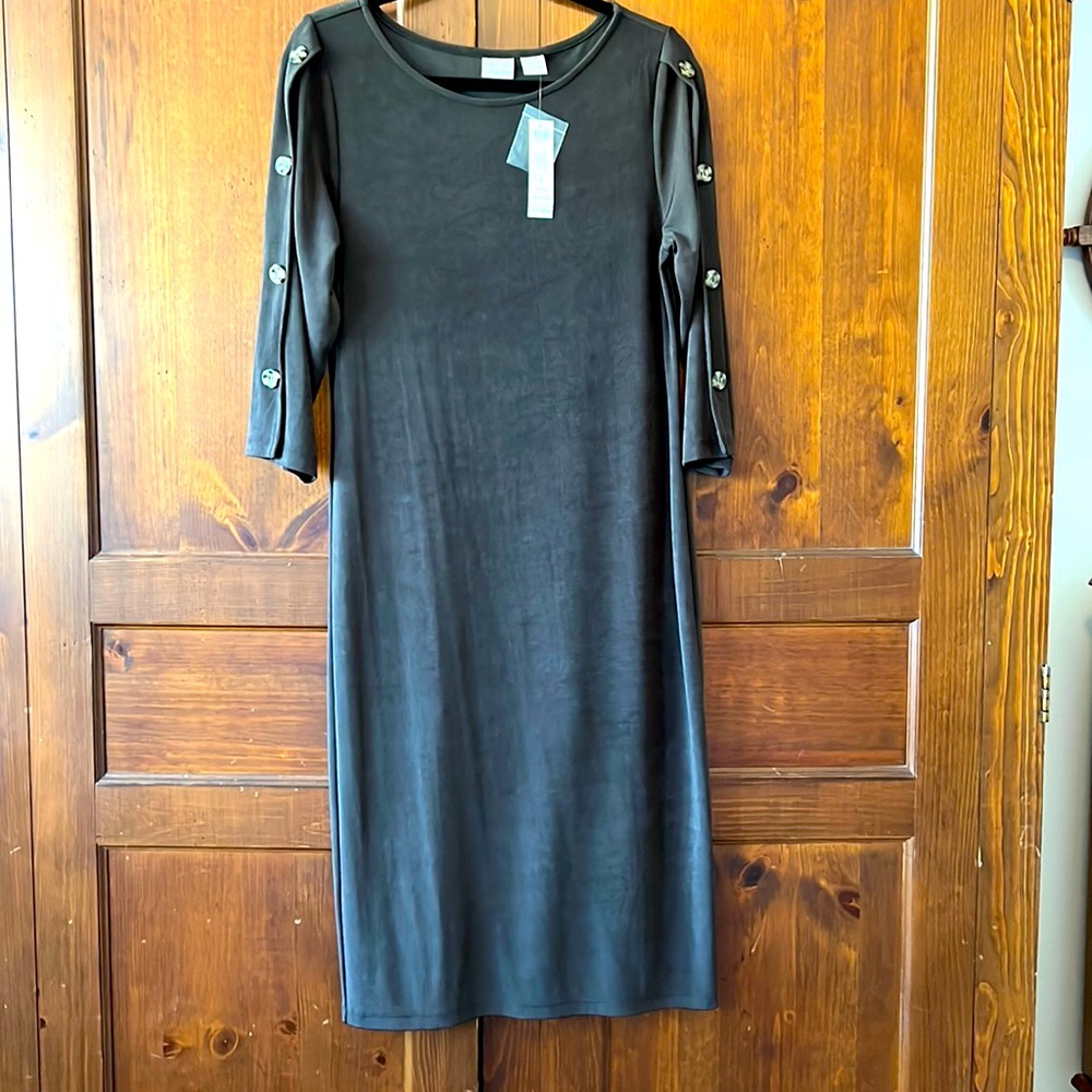 Chicos brown dress. Size 1 which is a 8/10 medium